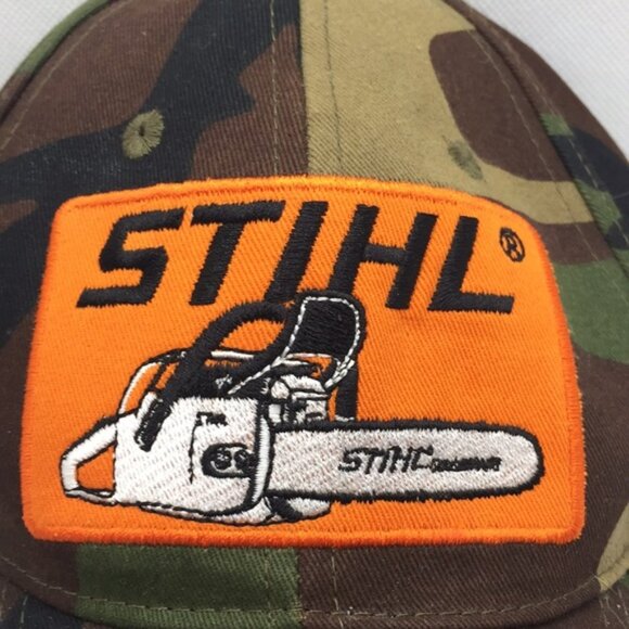 Stihl Chainsaws Camo Baseball Hat Cap Cotton Men’s Small Engines Yard Eq… - Picture 2 of 6